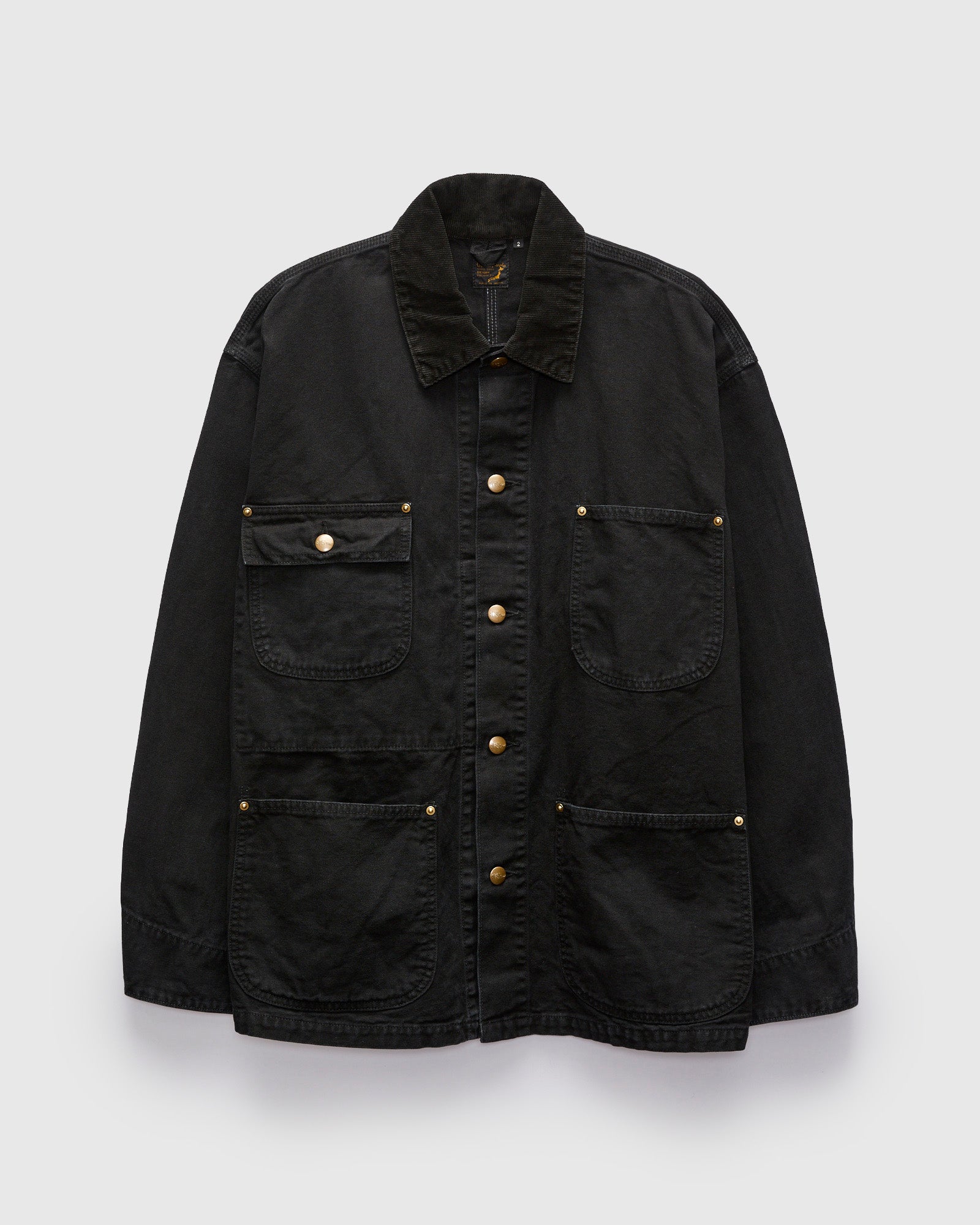 Relaxed Fit Oxford Coverall in Black – Blue Owl Workshop