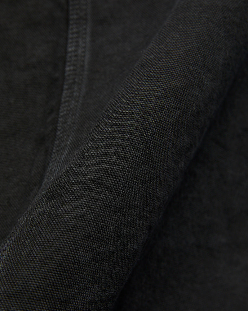 Relaxed Fit Oxford Coverall in Black