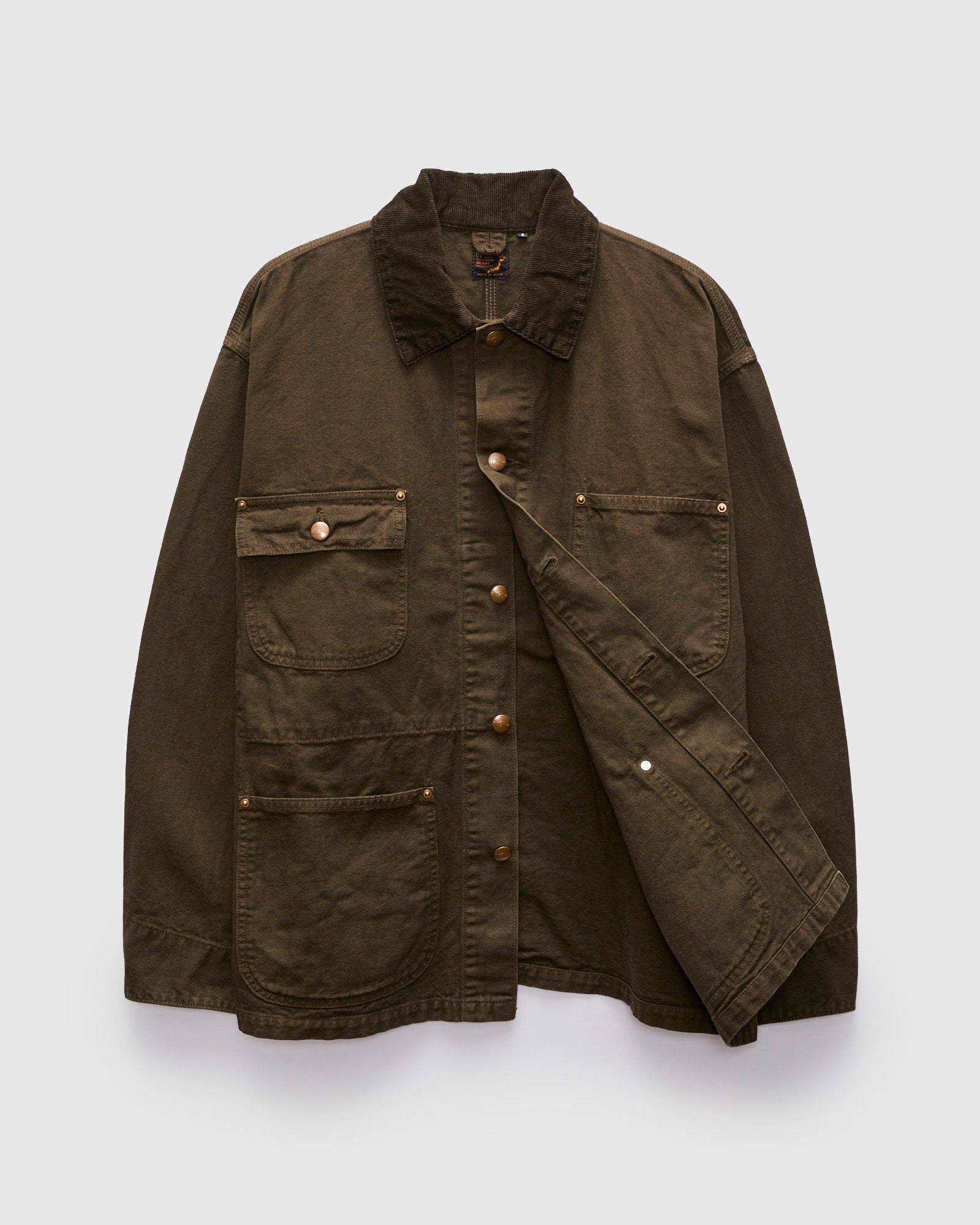 Relaxed Fit Oxford Coverall in Coffee Brown – Blue Owl Workshop