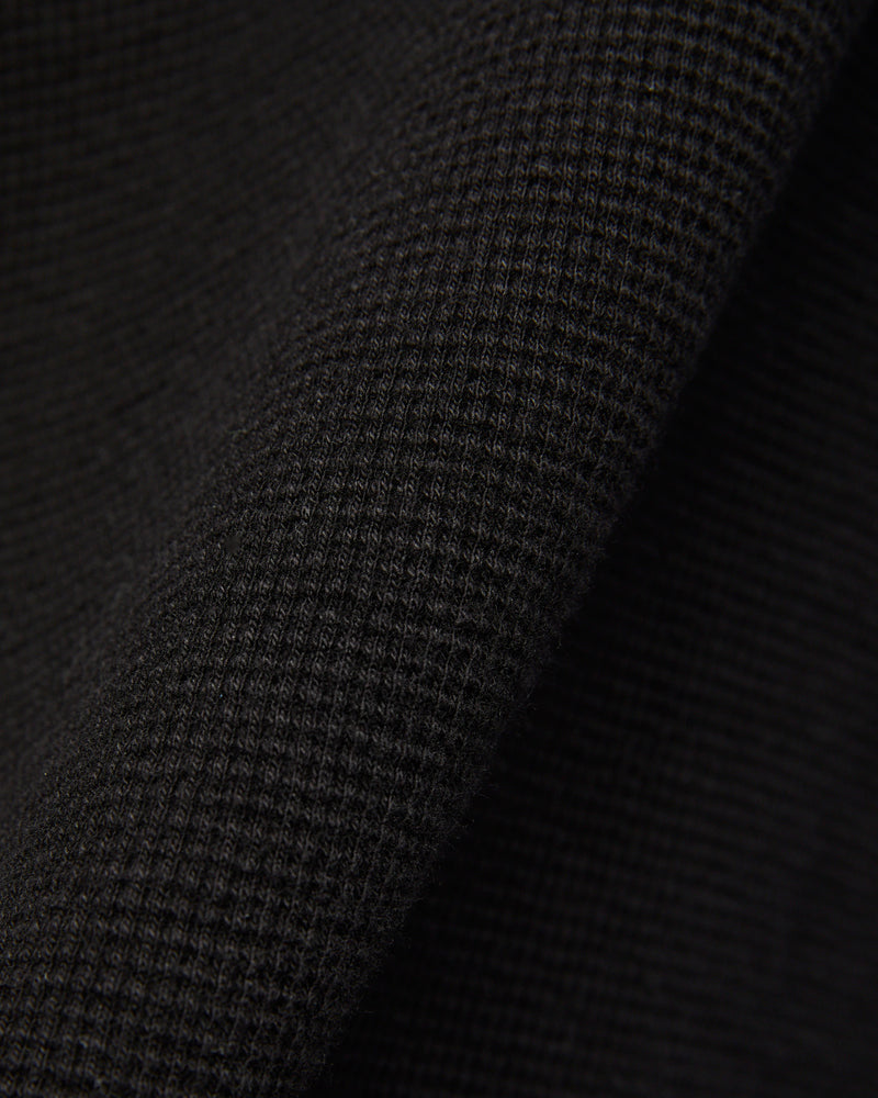 Waffle Long Sleeve in Black
