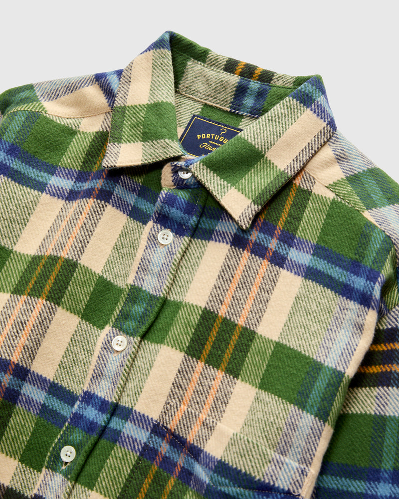 Harbor Button-Up Shirt in Pine