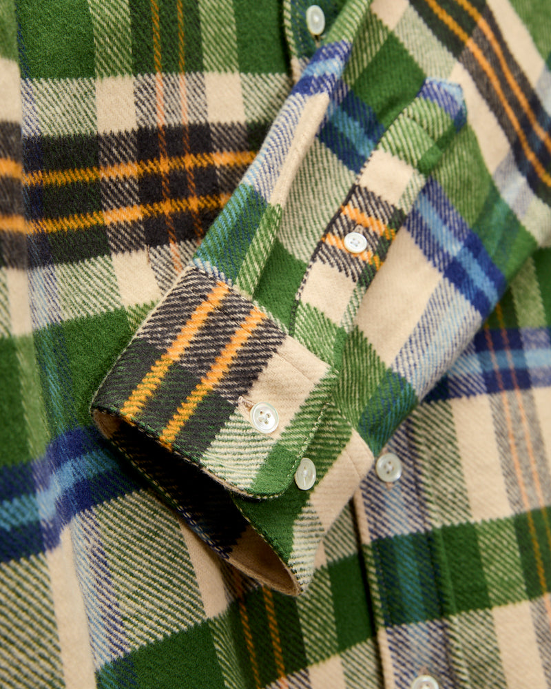 Harbor Button-Up Shirt in Pine