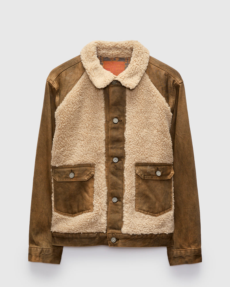 Denim Grizzly Jacket in Distressed Brown