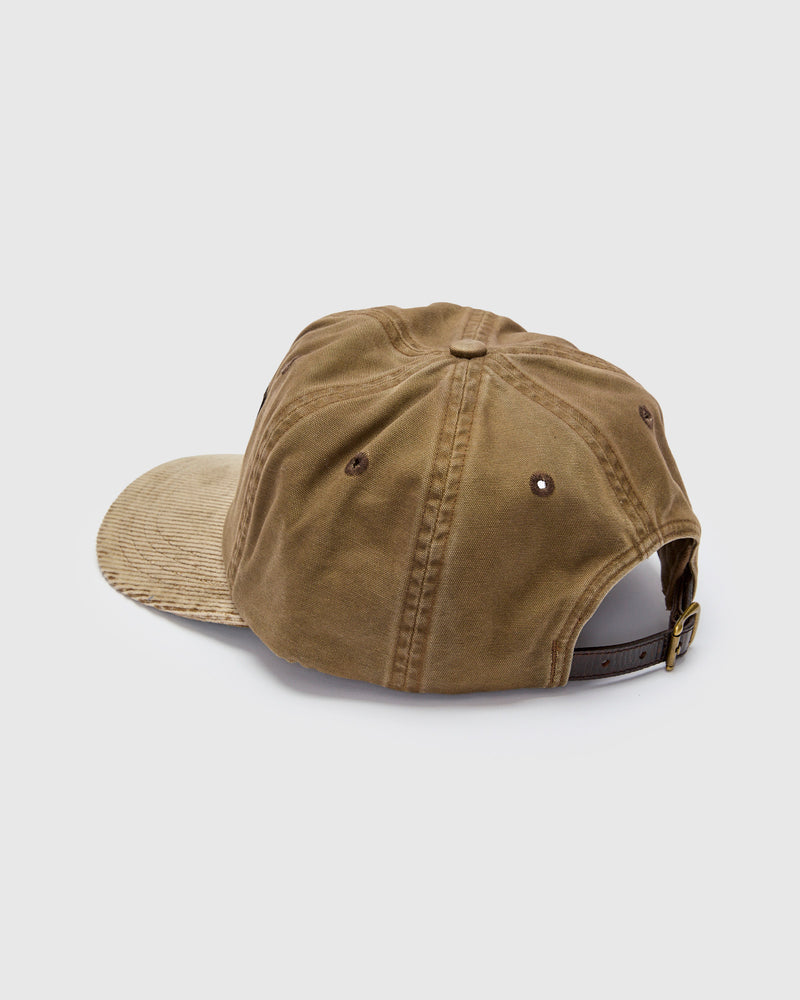 Canvas Sportsman Cap in Brown