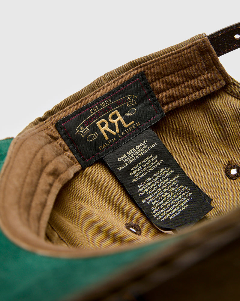 Canvas Sportsman Cap in Brown