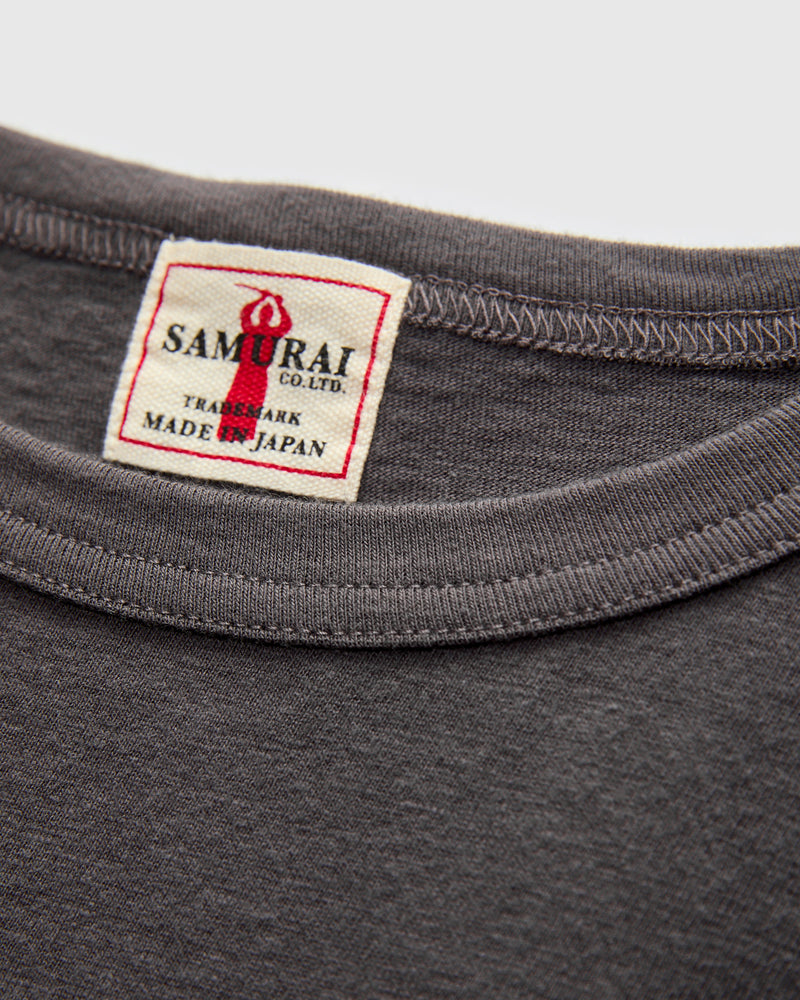 2-Pack Tube Knit Tee in Charcoal Grey