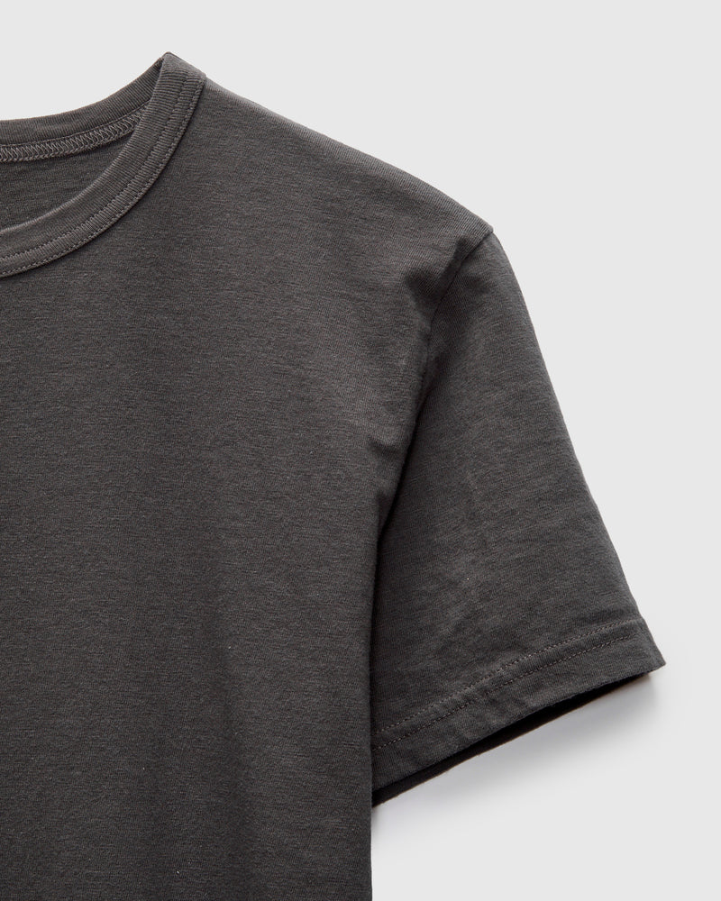 2-Pack Tube Knit Tee in Charcoal Grey