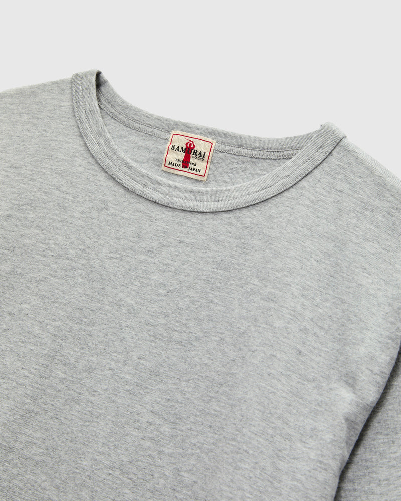 2-Pack Tube Knit Tee in Heather Grey