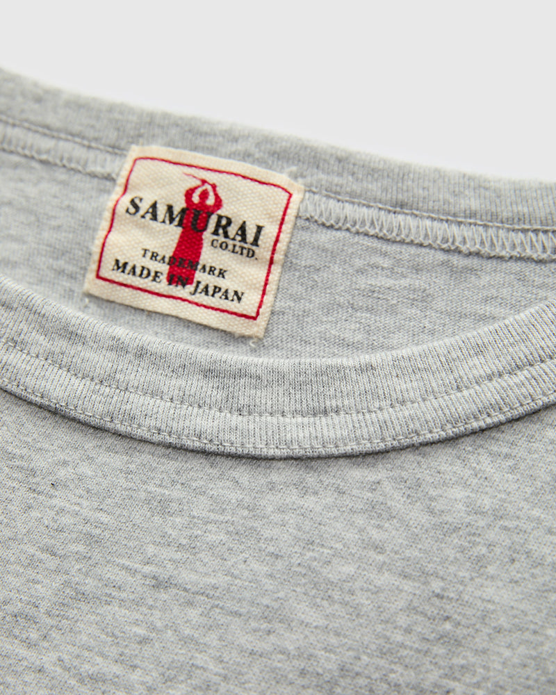 2-Pack Tube Knit Tee in Heather Grey