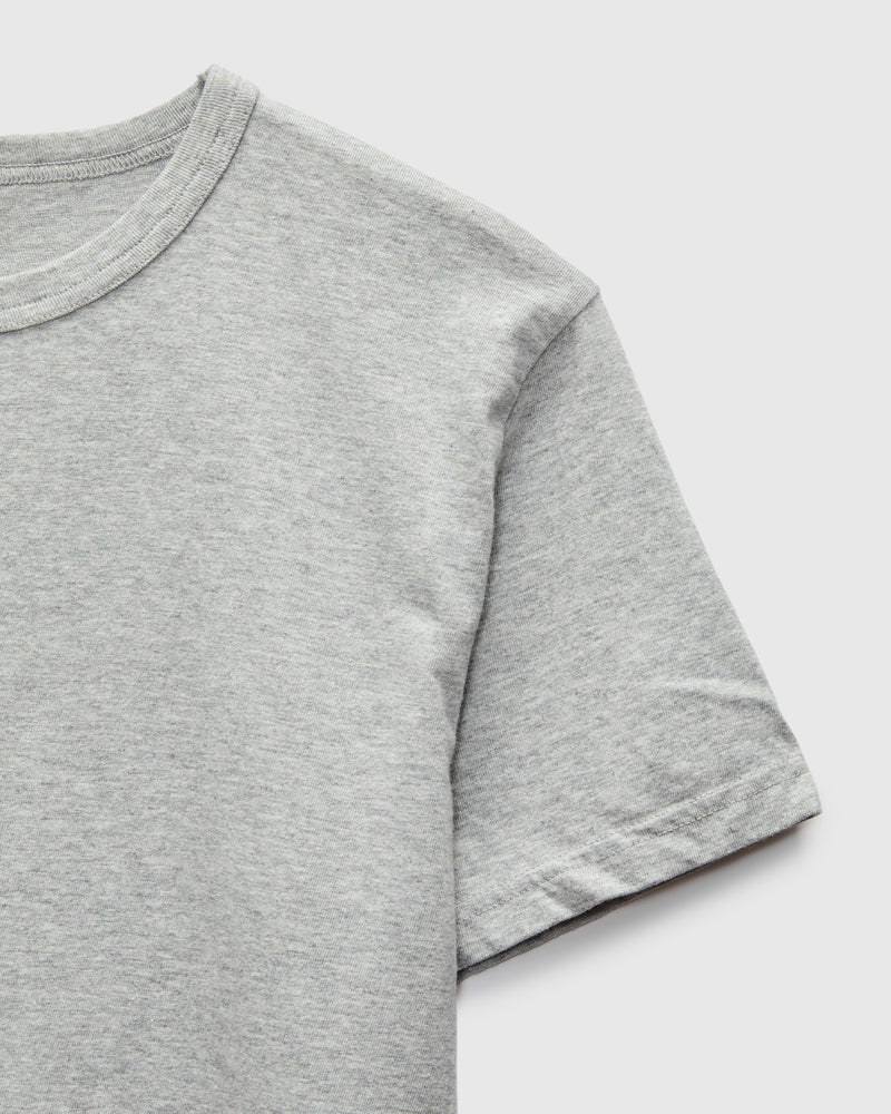 2-Pack Tube Knit Tee in Heather Grey