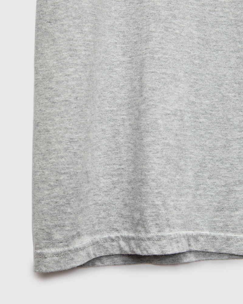 2-Pack Tube Knit Tee in Heather Grey