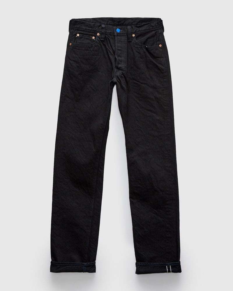 S0710XX-BOB "Aoki Tachikage" 15oz Black Blue Selvedge Denim - Slim Straight Fit