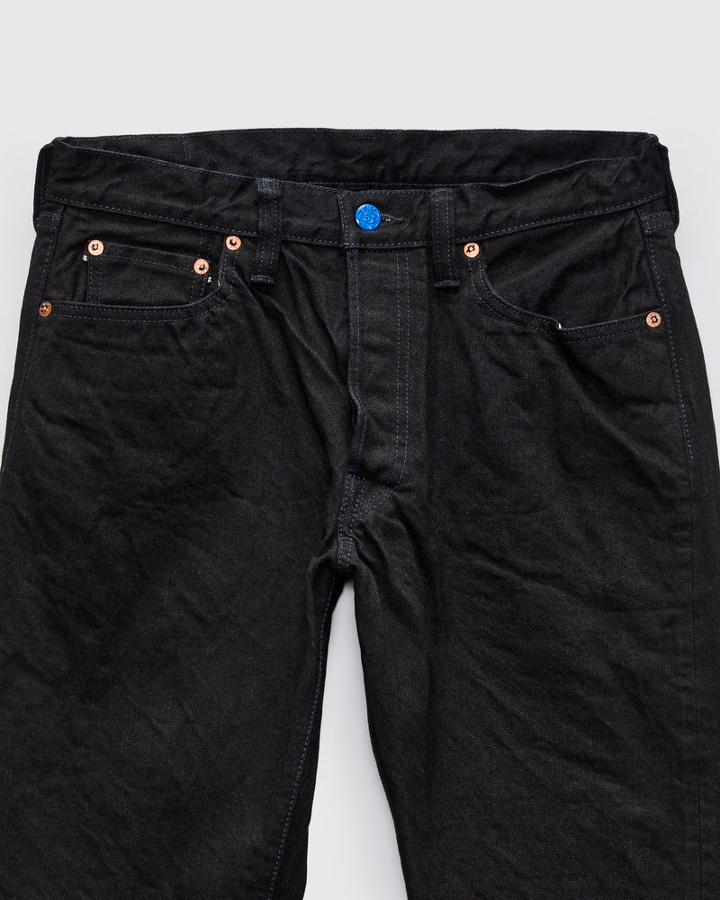 S0710XX-BOB "Aoki Tachikage" 15oz Black Blue Selvedge Denim - Slim Straight Fit
