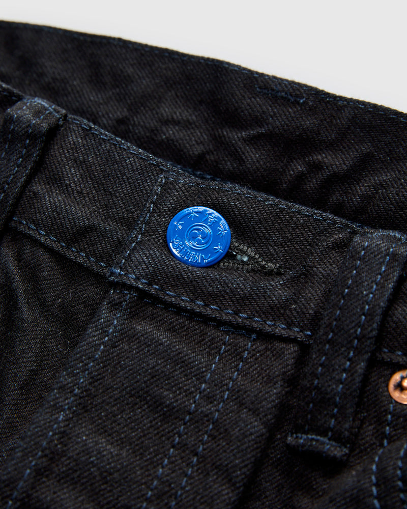 S0710XX-BOB "Aoki Tachikage" 15oz Black Blue Selvedge Denim - Slim Straight Fit