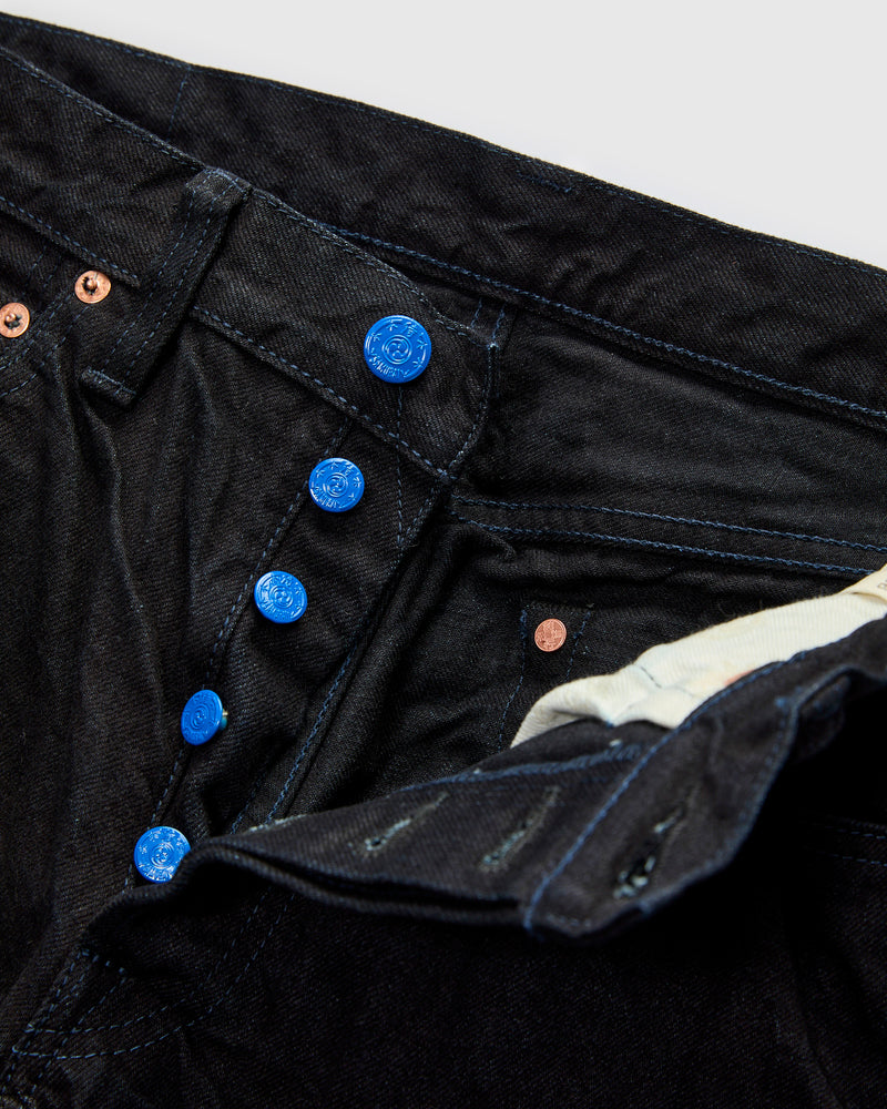 S0710XX-BOB "Aoki Tachikage" 15oz Black Blue Selvedge Denim - Slim Straight Fit