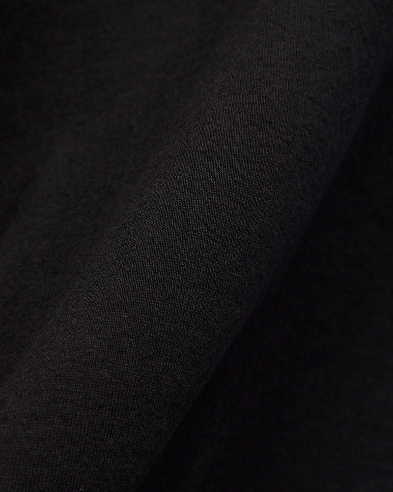 10oz Loopwheel Crewneck Sweatshirt in Black