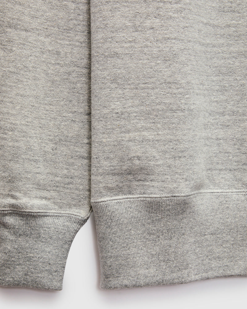 10oz Loopwheel Crewneck Sweatshirt in Grey