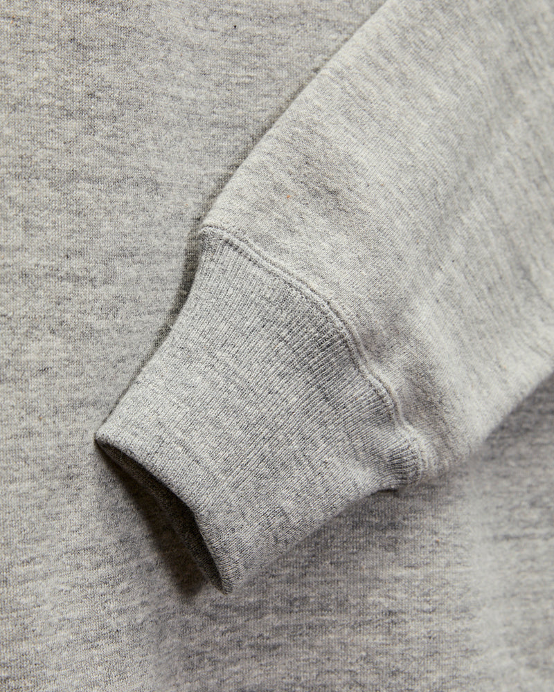 10oz Loopwheel Crewneck Sweatshirt in Grey