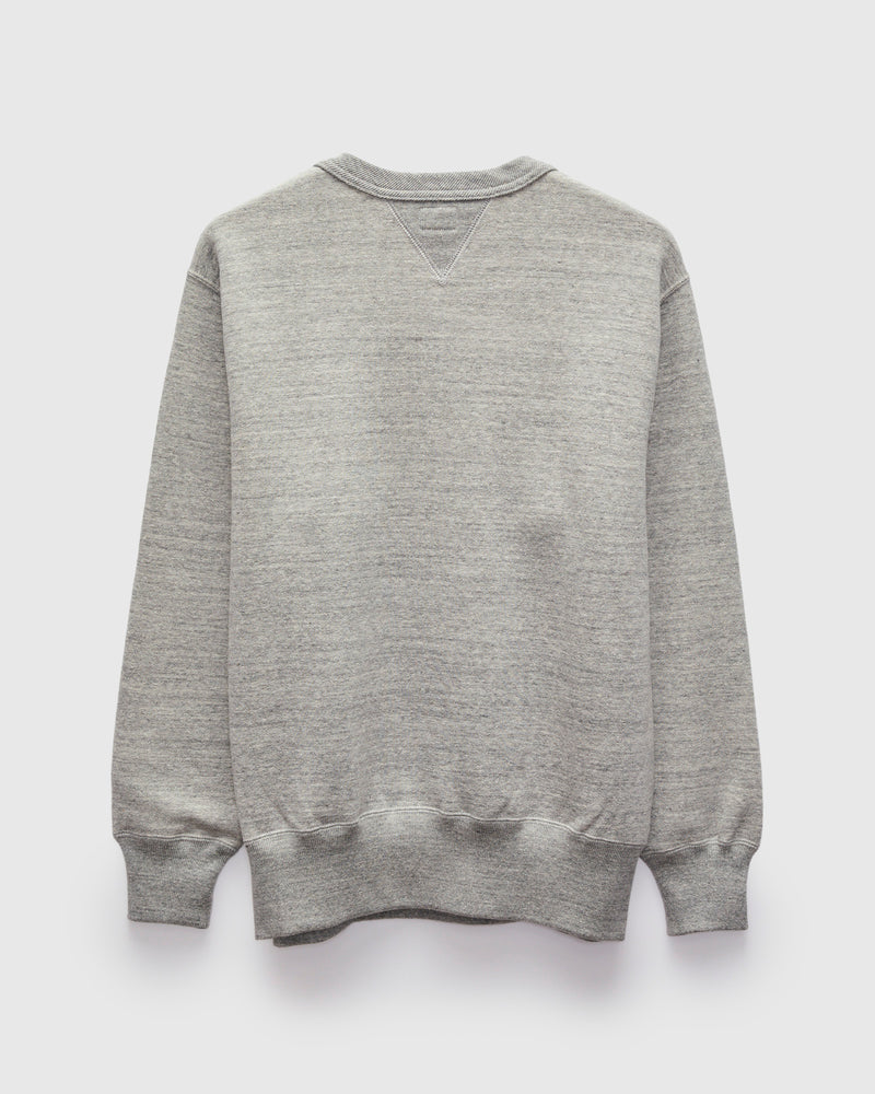 10oz Loopwheel Crewneck Sweatshirt in Grey