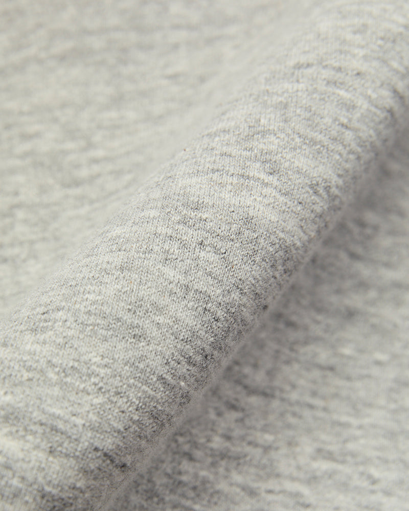 10oz Loopwheel Crewneck Sweatshirt in Grey