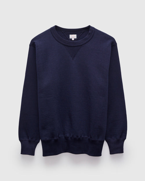 10oz Loopwheel Crewneck Sweatshirt in Navy