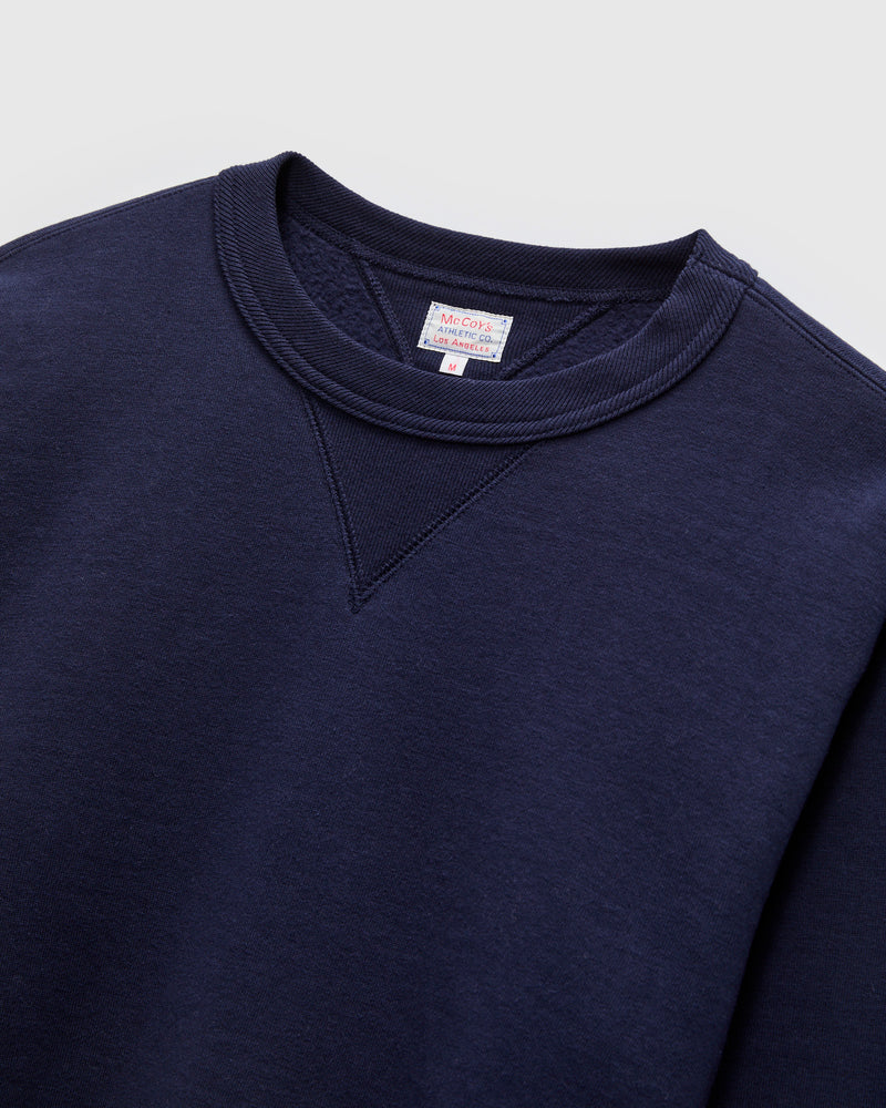 10oz Loopwheel Crewneck Sweatshirt in Navy
