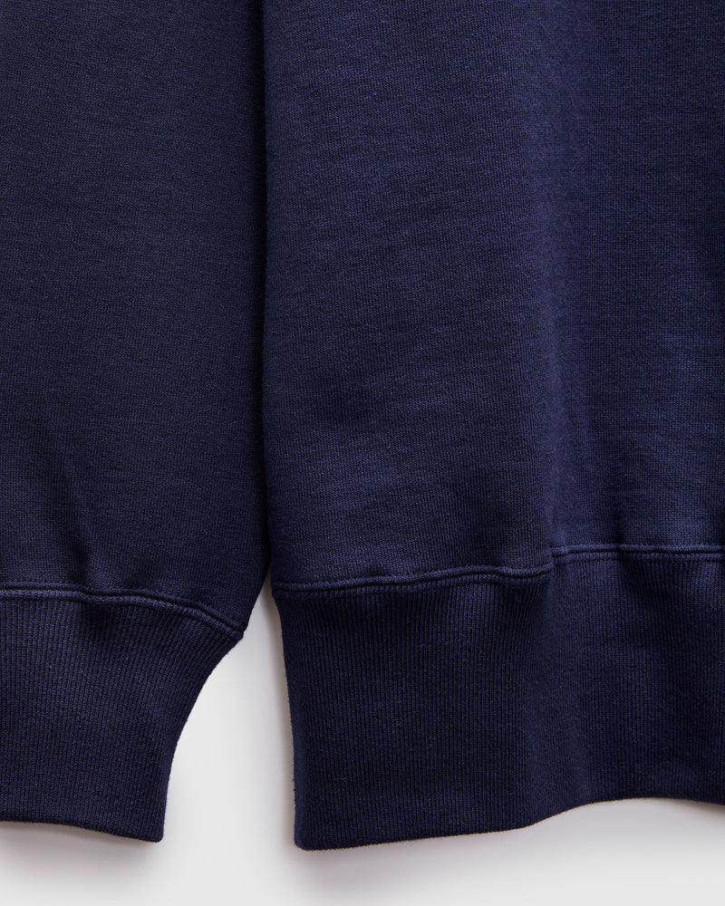 10oz Loopwheel Crewneck Sweatshirt in Navy