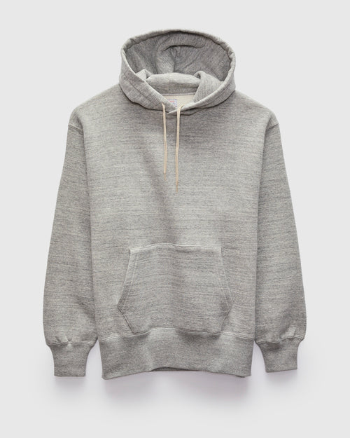 10oz Loopwheel Hooded Sweatshirt in Grey
