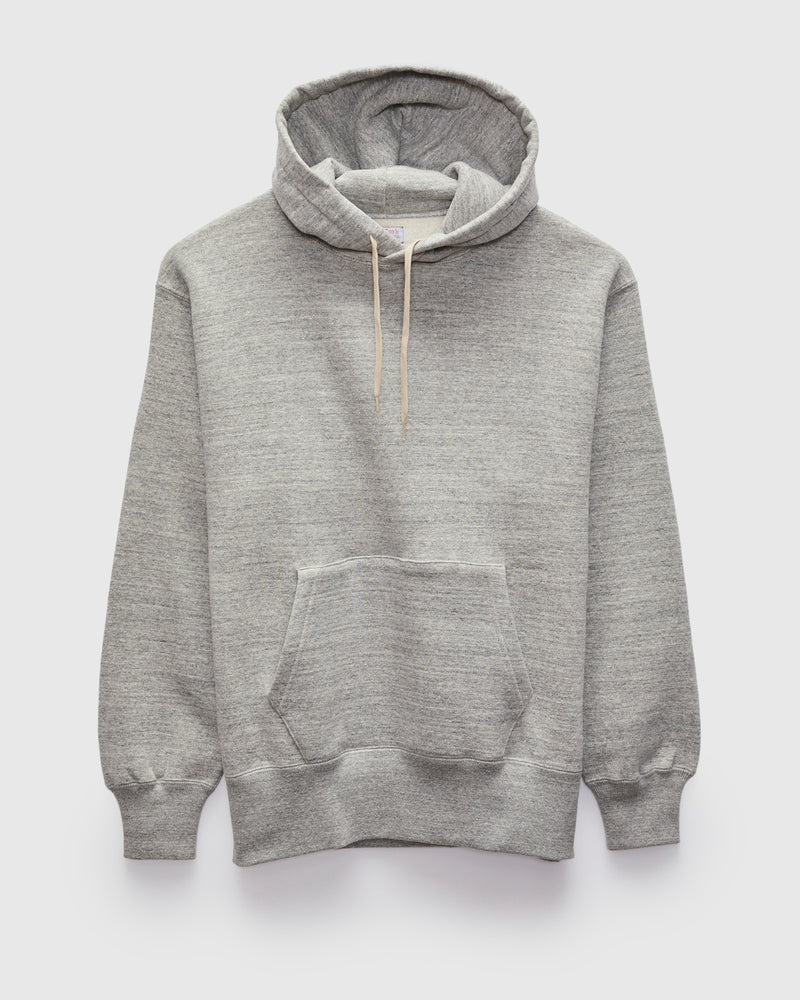 10oz Loopwheel Hooded Sweatshirt in Grey