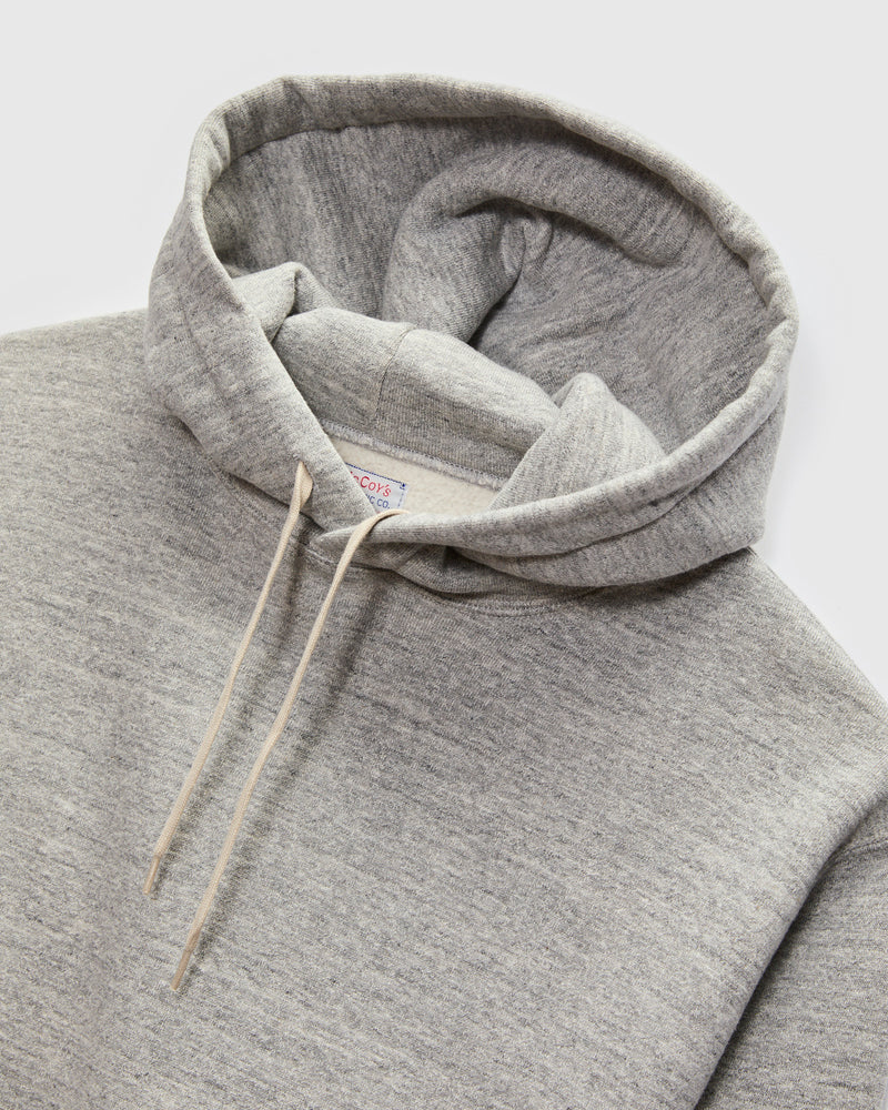 10oz Loopwheel Hooded Sweatshirt in Grey