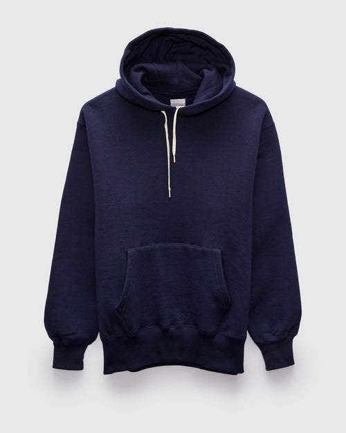 10oz Loopwheel Hooded Sweatshirt in Navy