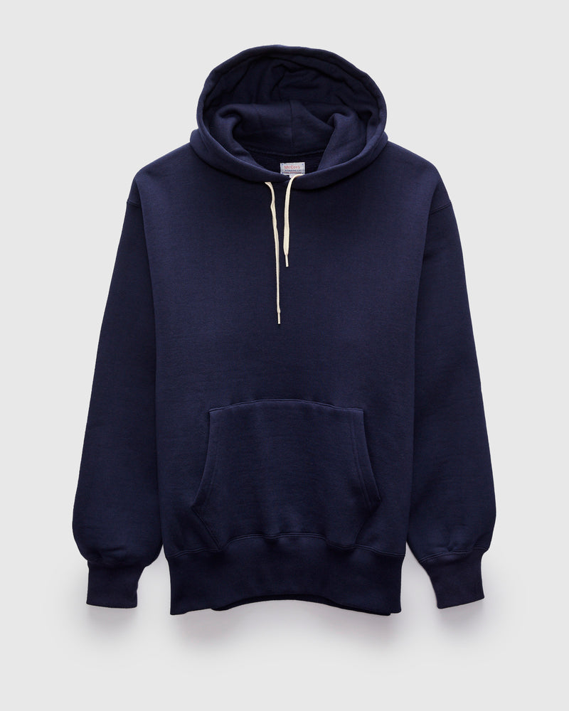 10oz Loopwheel Hooded Sweatshirt in Navy