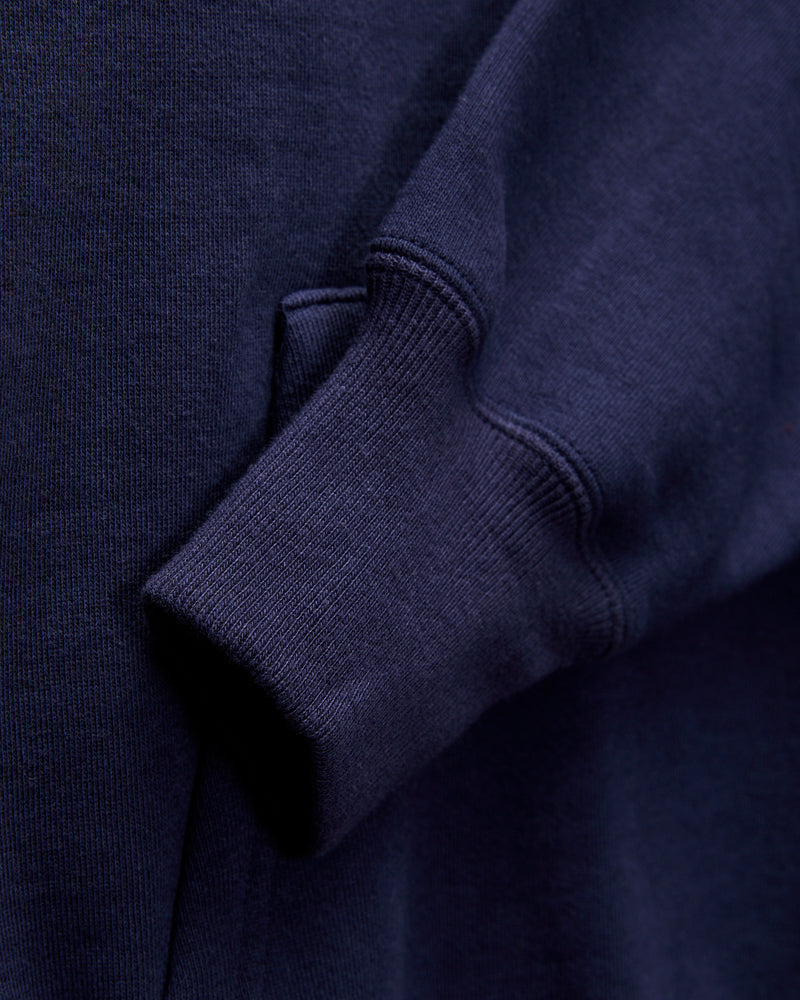 10oz Loopwheel Hooded Sweatshirt in Navy