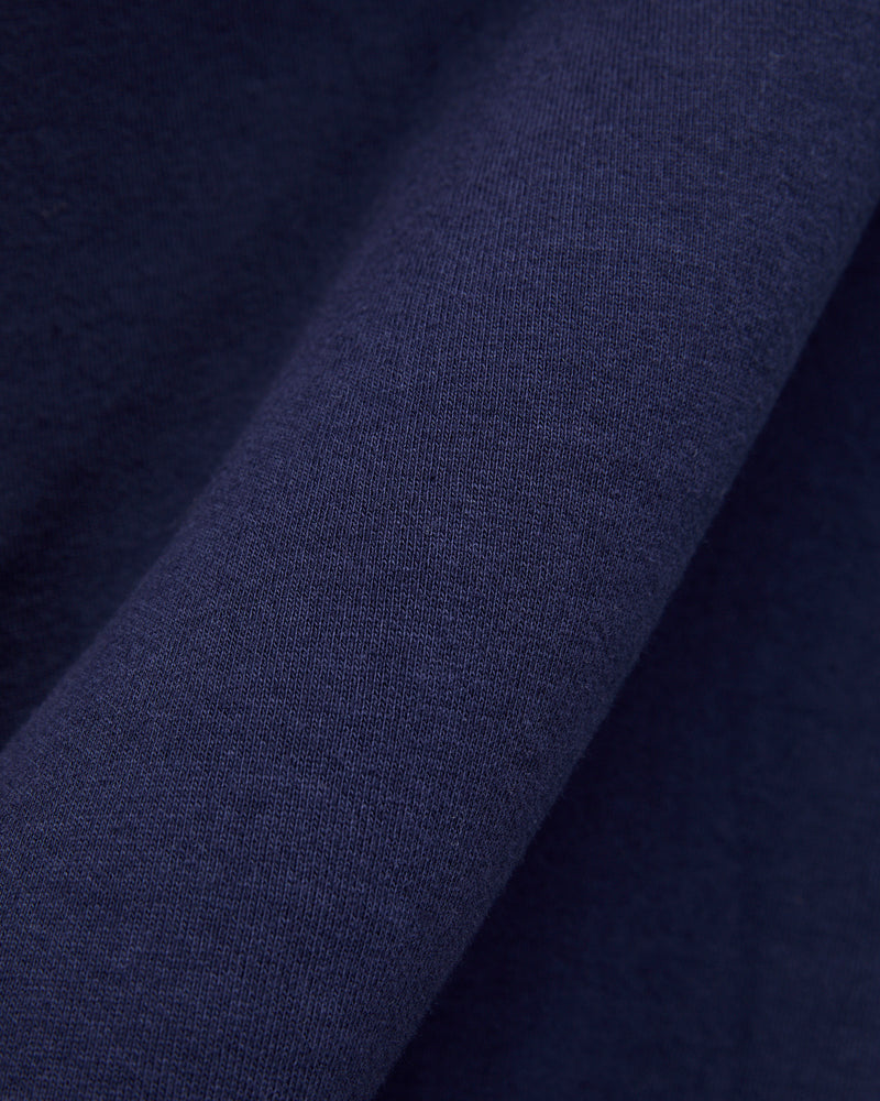 10oz Loopwheel Hooded Sweatshirt in Navy
