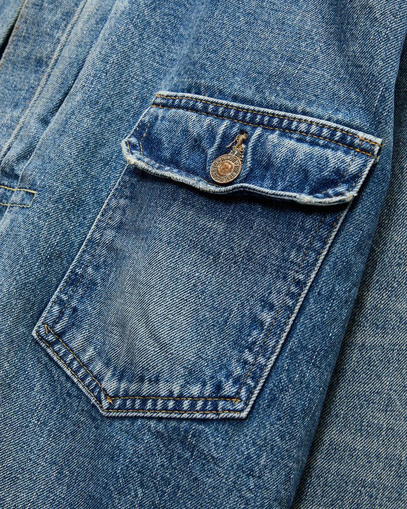 Lot. 001XXJ 13.25oz Early Model Denim Jacket in Light Wash Indigo