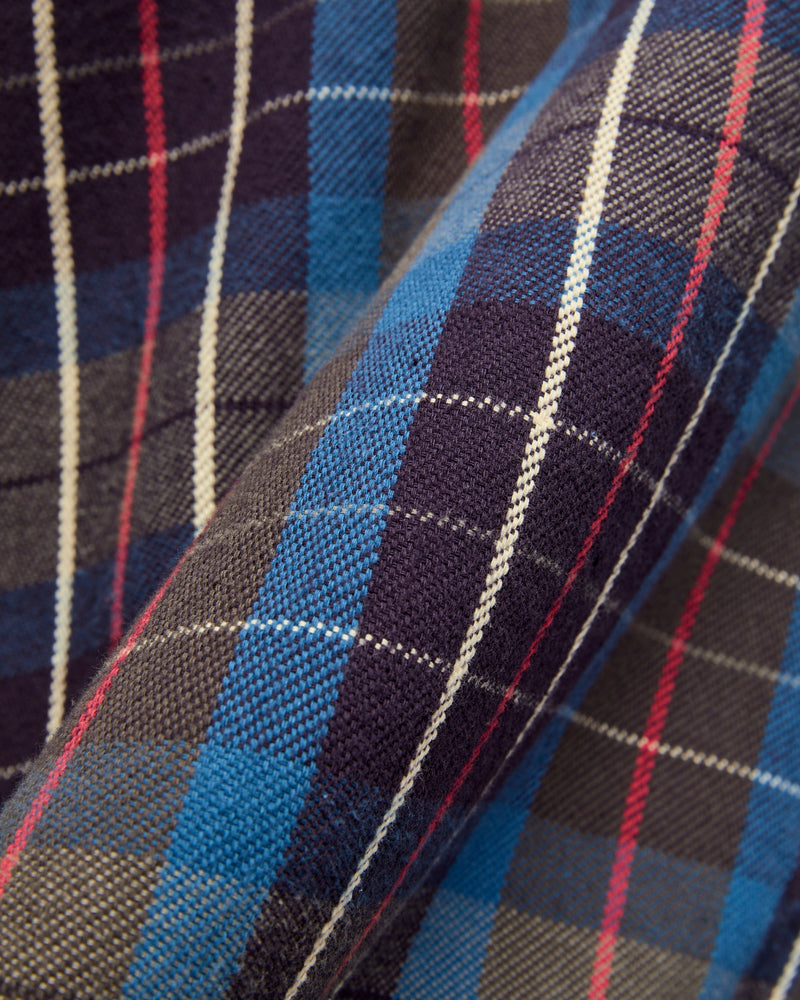 Heavy Flannel Shirt in Blue