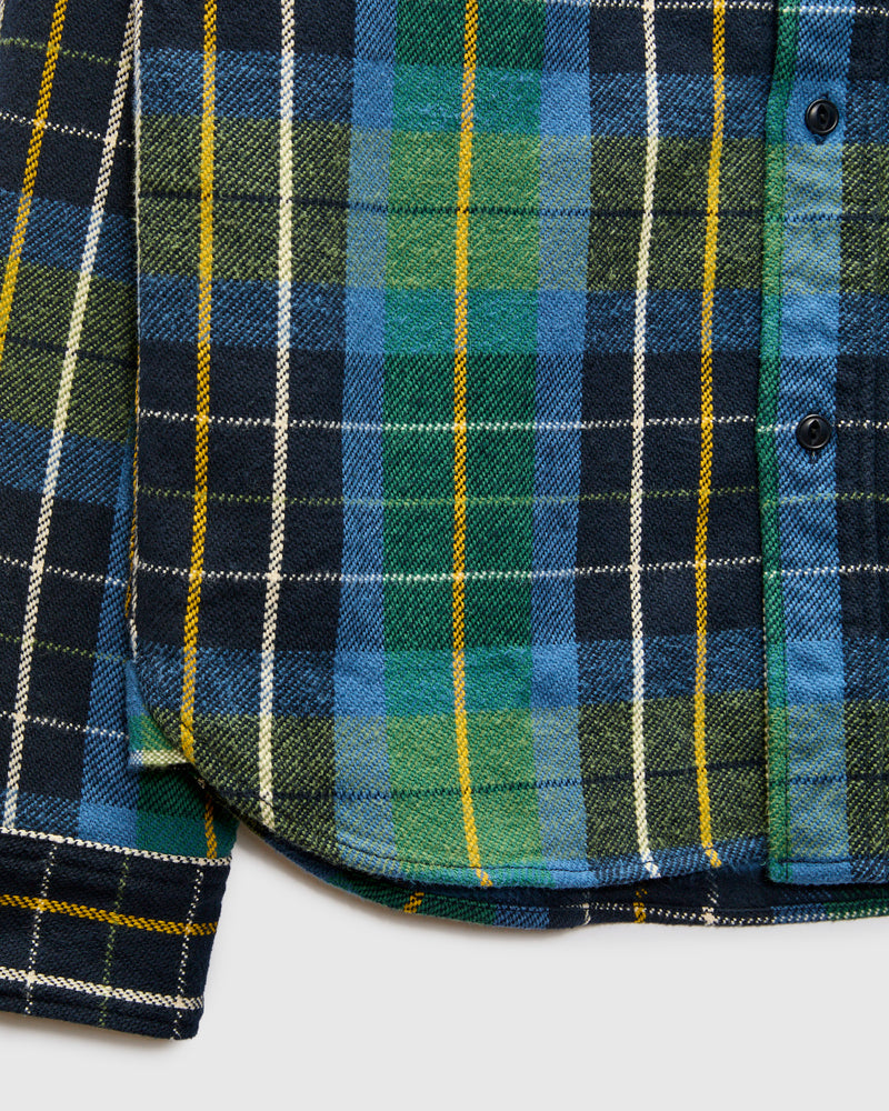 Heavy Flannel Shirt in Green