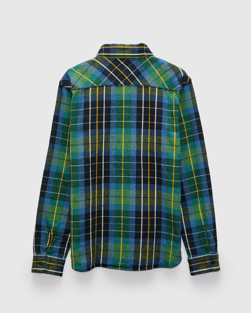 Heavy Flannel Shirt in Green