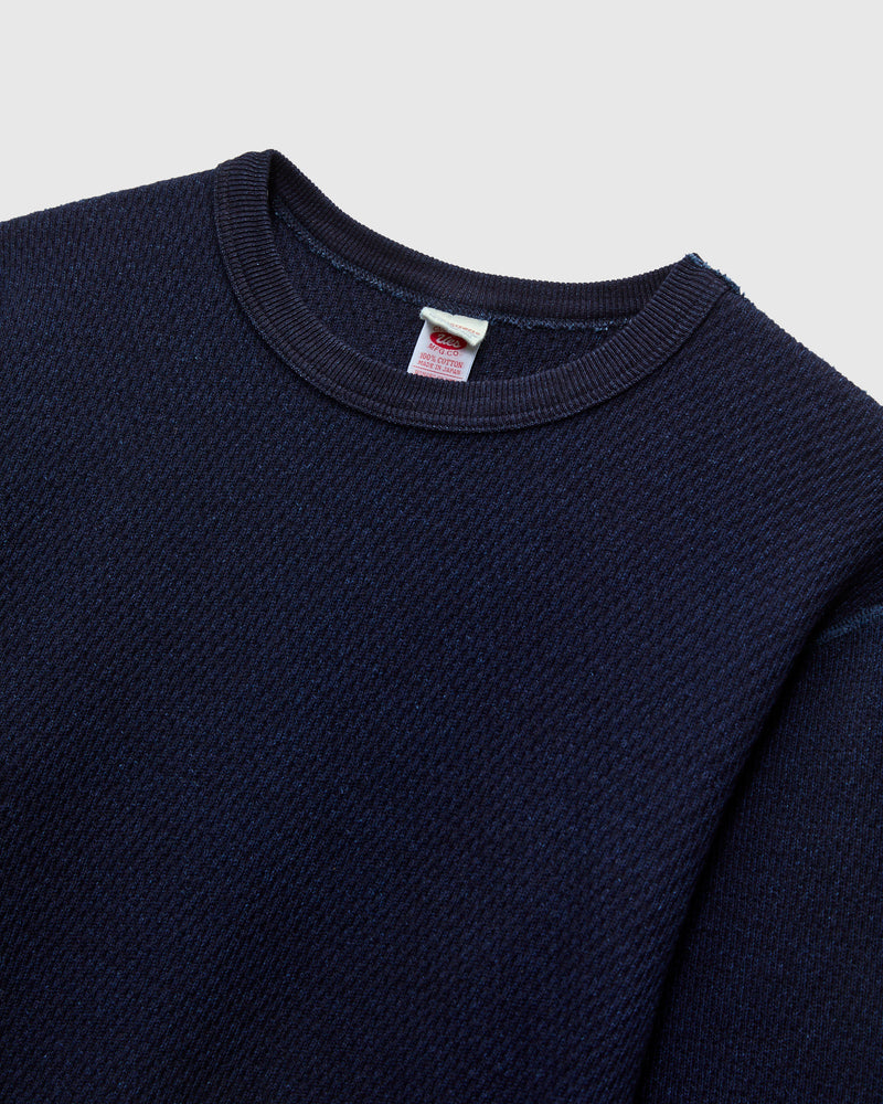 Honeycomb Thermal Shirt in Indigo
