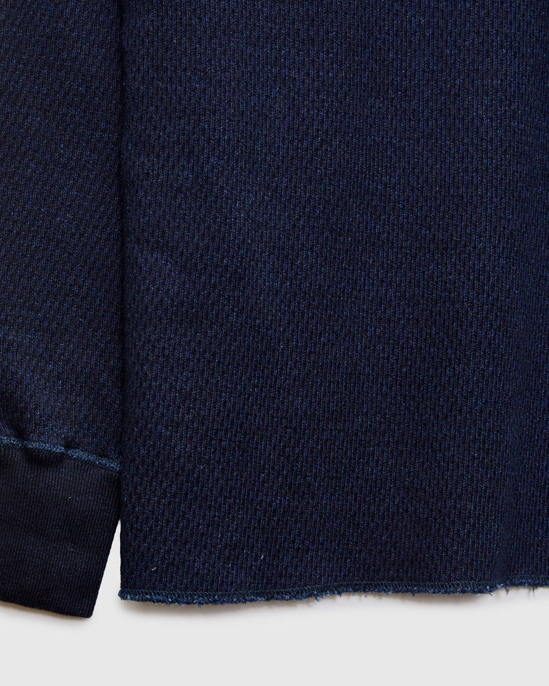 Honeycomb Thermal Shirt in Indigo