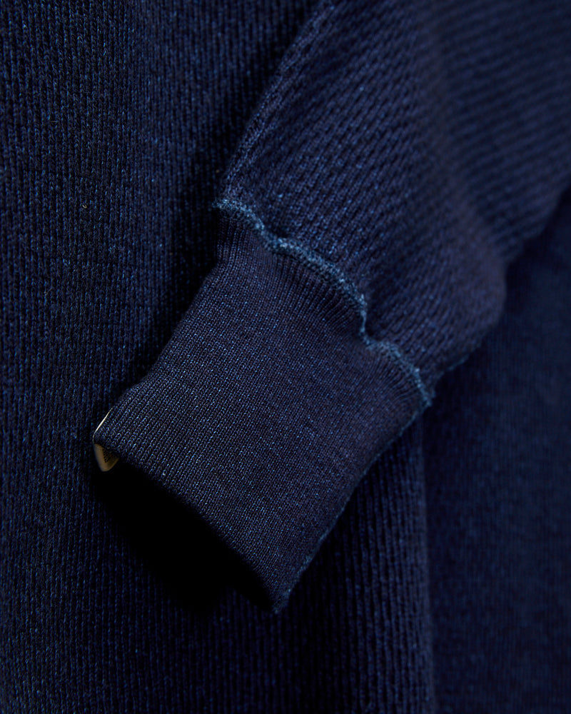 Honeycomb Thermal Shirt in Indigo
