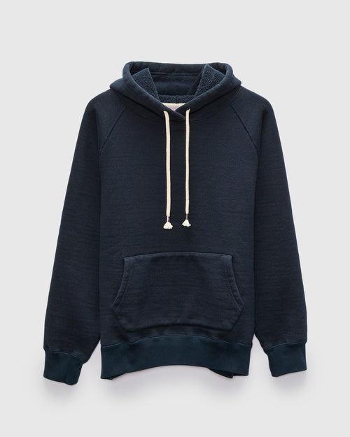 Double Heavyweight French Terry 25.8oz Pullover Hoodie in Navy