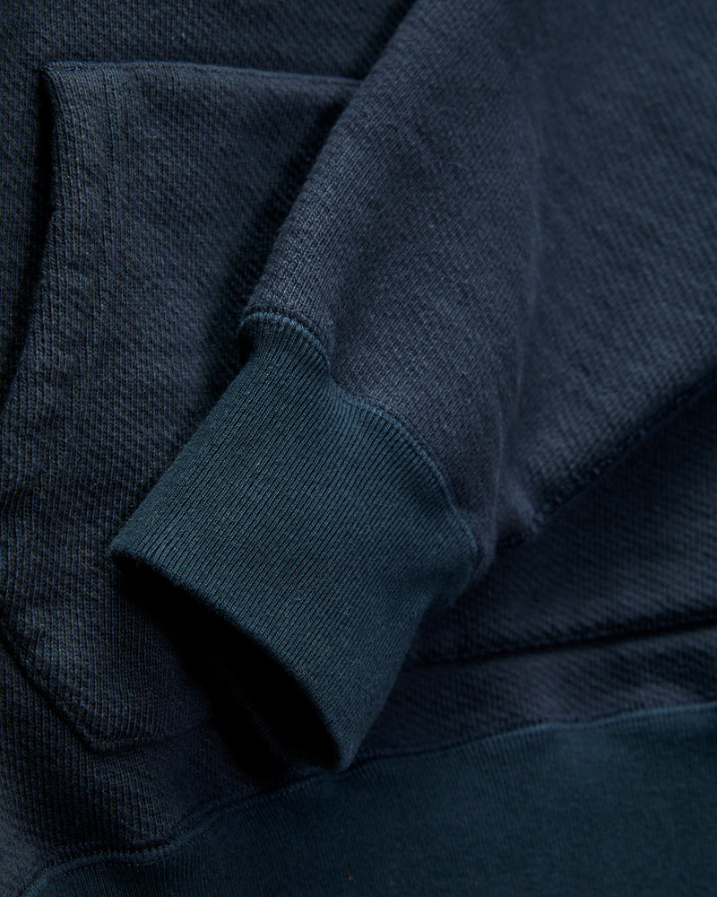 Double Heavyweight French Terry 25.8oz Pullover Hoodie in Navy