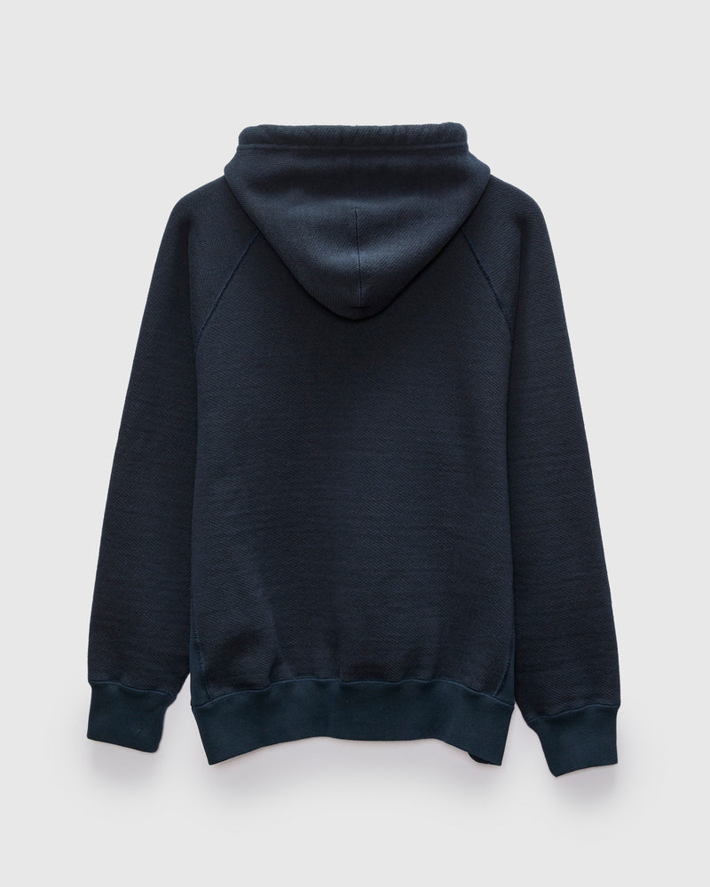 Double Heavyweight French Terry 25.8oz Pullover Hoodie in Navy