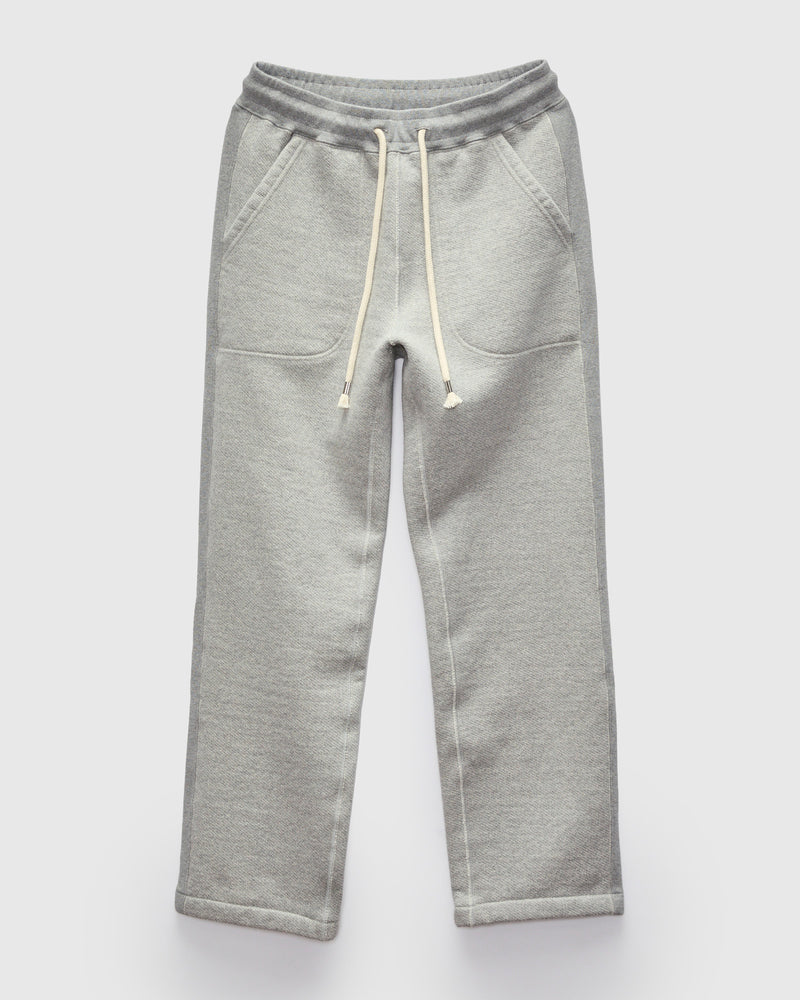 Double Heavyweight French Terry 25.8oz Sweatpants in Heather Grey