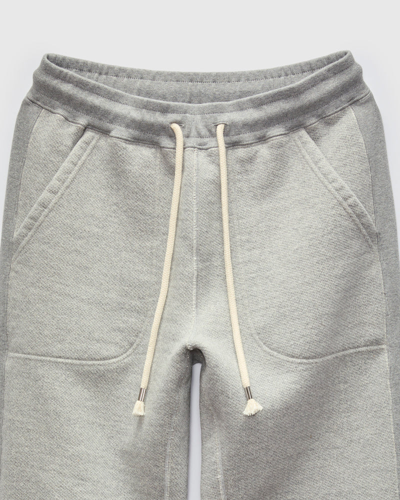 Double Heavyweight French Terry 25.8oz Sweatpants in Heather Grey