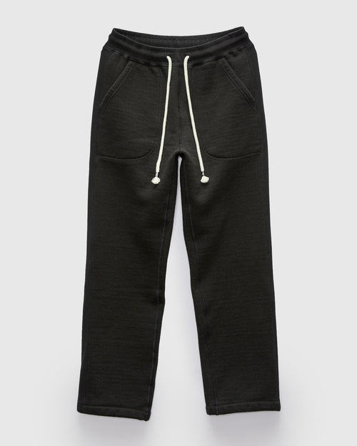 Double Heavyweight French Terry 25.8oz Sweatpants in Sumi Black