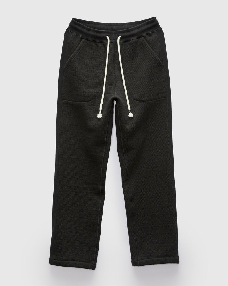 Double Heavyweight French Terry 25.8oz Sweatpants in Sumi Black