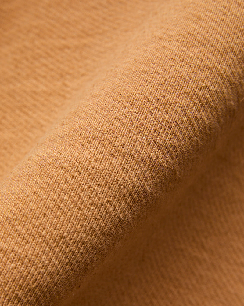 Fox 80 Double Heavyweight French Terry Zip Hoodie in Brown