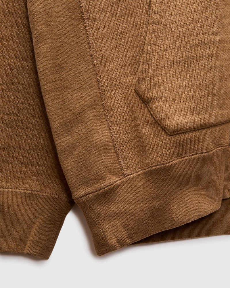 Fox 80 Double Heavyweight French Terry Zip Hoodie in Iron Mordant